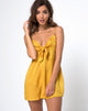 Image de Roppan Slip Dress in Satin Mustard