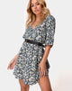 Image de Rosella Swing Dress in Floral Field Navy