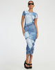 image de Roska Midi Dress in Denim Pocket