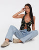 image de Roula Butterfly Top en Lemon and Lime Black