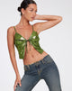 Image de Rumak Crop Top en Holographic Lime