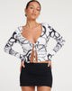 image de Sadiah Cardi en Mono Doodle noir et blanc