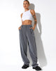 Image de Sakila Tailored Trouser in Pinstripe Grey
