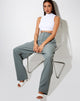 Image de Sakila Trouser in Pinstripe Sage
