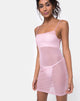 Image de Seleh Robe en filet de cristal Rose