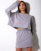 Image de Fawly Crop Top in Grey Wash Angel Embro Label