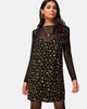 Image de Sanna Slip Dress in Mini Astro Black