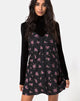 Image de Sanna Slip Dress in Sohey Rose Black