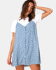 Image de Sanna Slip Dress in Skater Polka Blue