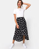 Image de Satha Midi Skirt in Diana Dot Black