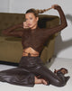Image de Sauja Crop Top in Glitter Lurex Bronze