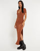 Image de Robe longue Savita en bronze