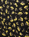 Bouton d'or noir et jaune