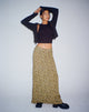 image de Sayan Maxi Skirt in Grungey Floral Khaki