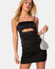 Image de la robe Sekka en satin noir