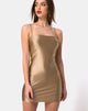 Image de Selah Bodycon Dress in Nylon Gold