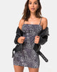 Image de Selah Bodycon Dress in Rar Leopard Grey