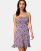 Image de la mini robe Seldre en fleurs de lilas