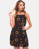 Image de Sello Slip Dress in Celestial Black