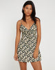 Image de la mini robe Senora en aster noir