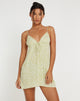 Image de la mini robe Senora en mousse Botanic Mint