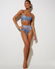 Image de la culotte Lin en fumée bleue