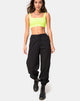 Image de Shani Crop Top in Neon Yellow