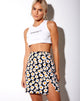 Image de la jupe Sheny en Daisy Love noir