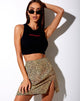 Image de la mini-jupe Sheny en Mini Tiger Brown