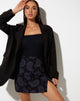 Image de la mini-jupe Sheny en Persian Night Black