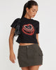 Tee-shirt Shrunk en noir Bite Me
