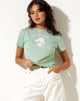 Image de Shrunk Tee in Lido Green Just Vibin