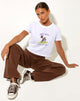 Image de Shrunk Tee in White Mother Nature