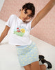 Image de Shrunk Tee in White Fantasy
