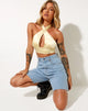 Image de Silta Crop Top in Satin Buttercream