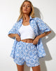 Image de Lala Short in Love Checker Blue