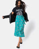 Image de Prema Midi Skirt in Soi Rose Green
