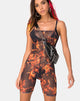 Image de Solina Unitard in Fire Mesh
