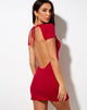 Image de Sonali T-Shirt Dress in Rib Racing Red