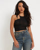 image de Sonja Crop Top in Black