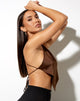 Image de Spence Top en Satin Rich Brown