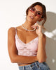 Image de Yumi Lunettes de soleil en rose et or