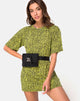 Image de Sunny Kiss Oversize Tee in Wild Cat Yellow X Princess Polly