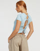 image de Surtie Crop Top in Powder Blue