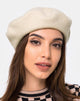 Image du béret de laine en taupe