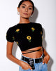 Image de Tasya Top in Ditsy Sunflower