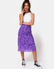 Image de Taura Midi Skirt in Daisy Daze Purple