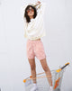 Image de Lala Short à rayures verticales Orange