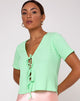 Image de Tiery Crop Top in Rib Neo Mint