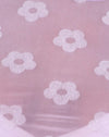 Lilas Mesh Daisy White Flock